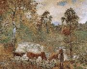 Camille Pissarro pond USA oil painting artist